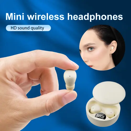 Mini Invisible Headphones Bluetooth 5.4 True Wireless In-Ear Earphones sport Audio Earbud audifonos bluetooth wireless headphones noise cancelling headphones gamingheadset