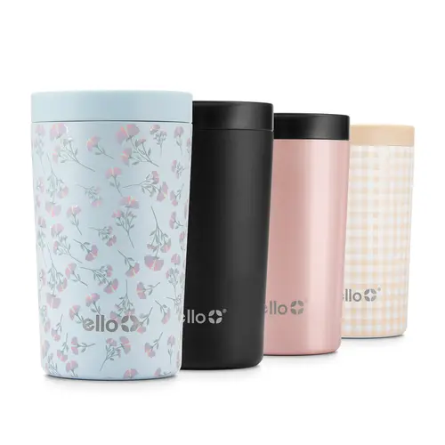Ello Jones 11oz Stainless Steel Insulated Coffee Travel Mug