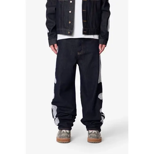 mnml Raw Skeleton Ultra Baggy Denim - Rinsed Indigo