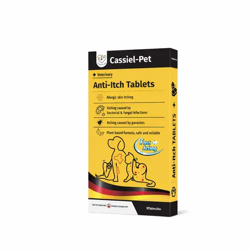 Cassiel-Pet Pet Skin & Coat Care Chews, 10 Soft Chews, Daily Herbal Care Treats, Tasty Pet Chews for Dogs and Cats, Easy to Feed