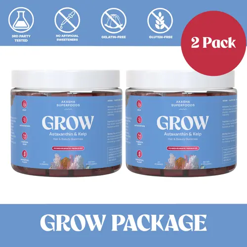 Akasha GROW Gummies Package
