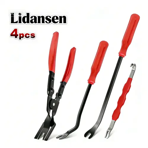 Auto Clip Pliers Set & Fastener Remover Car Trim Rivet Removal Pry Tool Repair Kit with Storage Bag for Automotive Door Panel
