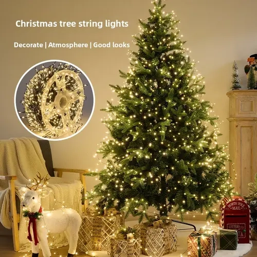 USB-Powered Copper Wire LED Fairy String Lights, Unisex Magical Centipede-Style Firecracker Lights, Waterproof Multi-Function, Warm White/Cool White/Colorful Options for Christmas, Holiday Party Indoor Outdoor Decor,sohochic