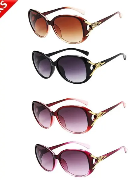 Women's 4-Pack Trendy Styling Sunglasses - Oversized Tortoiseshell Frame, 00s Vintage Trendy Retro Flair, UV400 UV Protection Lens, Lightweight Windproof, Casual Accessories for Beach Vacation & Daily Wear