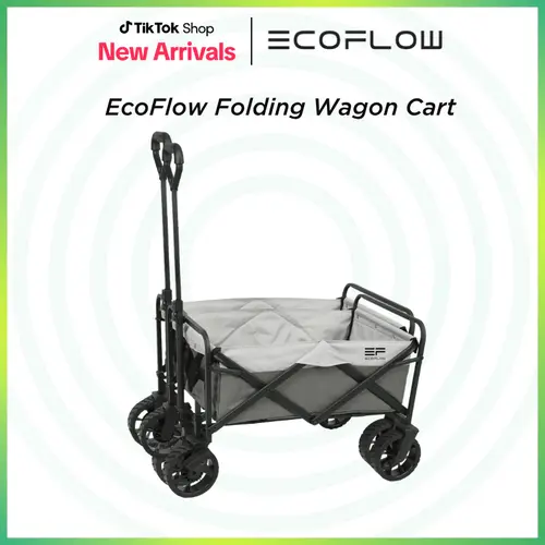 ECOFLOW Ecoflow Folding Wagon Cart - Polypropylene, Adjustable, Easy To Use, Foldable, Large Capacity 23"D x 20"W x 35"H