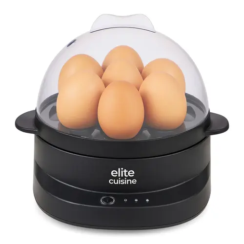 Elite Cuisine 7-Egg Cooker EGGSYNC w/ Voice Alerts