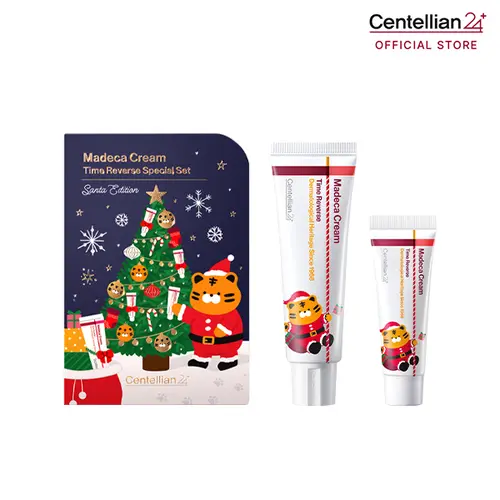 [Centellian24] Limited Edition Santa Madeca Time Reverse Cream 50ml/1.69 fl oz - 30,000ppm TECA, Cica, Hyaluronic Acid - Hydrating, Moisturizing, Conditioning for Adults - Anti-Aging, Firming, Wrinkle Care, Skin Barrier Support - Korean Skincare