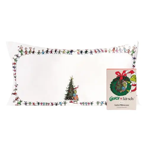 The Grinch x Kitsch King Satin Pillowcase - Whoville