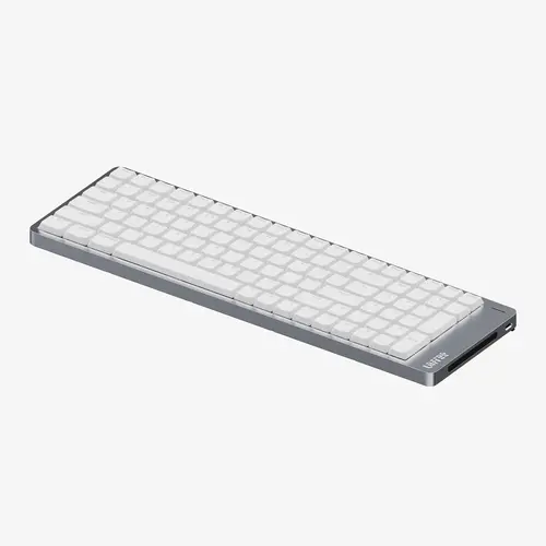 Lofree Flow 2 100-Key Low-Profile Durable Mechanical Feeling Keyboard - Wireless, Touch Bar, Custom Keycap Design, Work & Gaming Use, PC Compatible, Custom Keyboard Setup Ready
