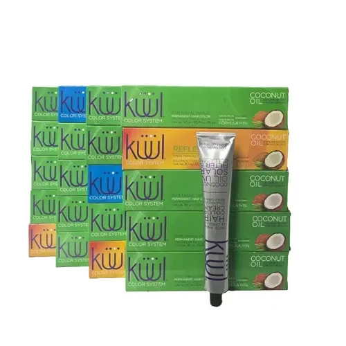 KÜÜL Pack of 20 Professional Hair Color System Cream 90ml Intense Long Lasting Shiny Salon Results at Home Full Gray Coverage, Haircare, Grey Hair