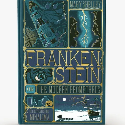 Frankenstein - MinaLima Edition by Mary Shelley [Hardcover] Full-Color Illustrations, Interactive Paper Engineering, Gold Foil Accents, & Embossed Details