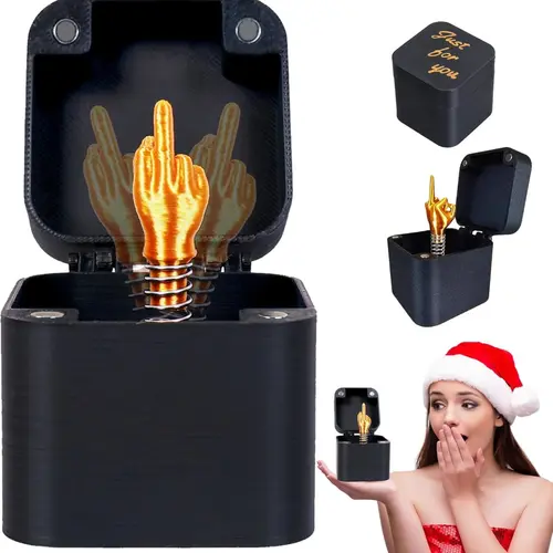 Funny Gag Gift Box - Office Joke Spark, Christmas Gag Gift for Adults, Weird Quirky Home & Festive Party Prank Supplies
