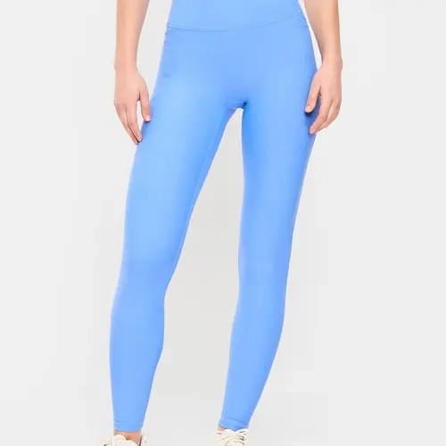 Old Navy Women's Extra-High Waisted PowerSoft Boundless 7/8 Pocket Leggings – No Front Seam