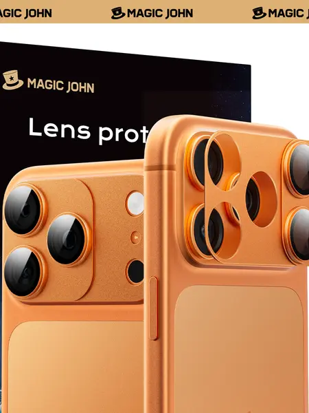 【DealsForYouDays】MAGIC JOHN Magnetic Lens Protector for iPhone 17 Pro/Max – 99% Transparency, Original HD Clarity, Scratch-Resistant, Durable, Magnetic Design for Easy Installation & Removal summerwins