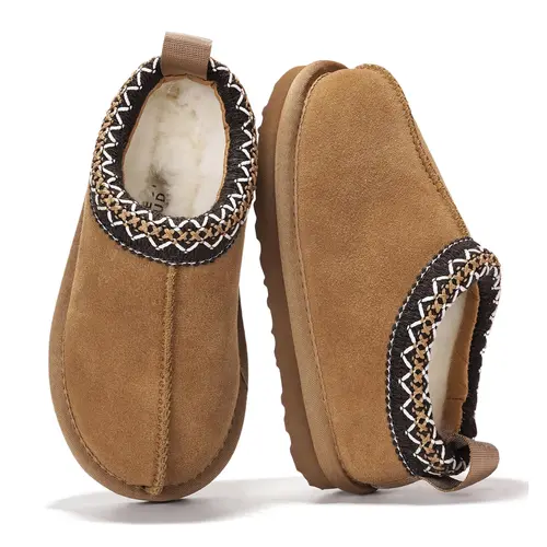 Project Cloud Kids Slippers | Australian Sheepskin | Memory Foam Insole | Lightweight | Non-Slip Girl Footwear - Dreamwarm