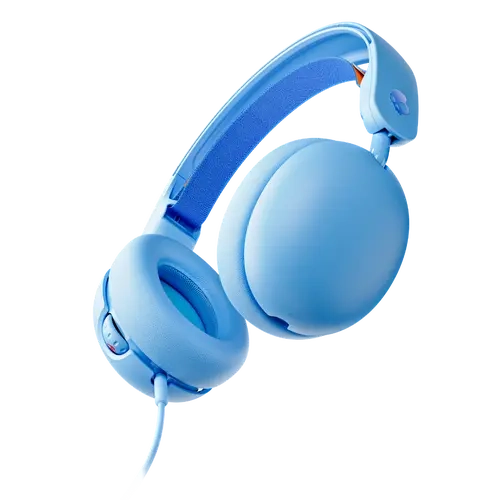 Skullcandy Grom Wired - Over-Ear Wired Kids Headphones | 3.5mm AUX | Built-in Microphone | Adjustable Headband Electronic Audio Headset Earbuds