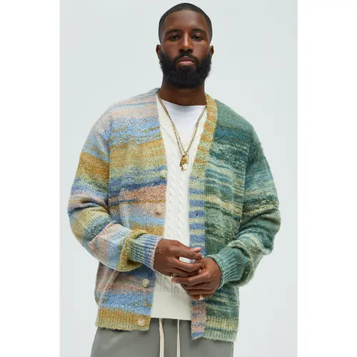 Cameroonian Textured Cardigan - Multi Color