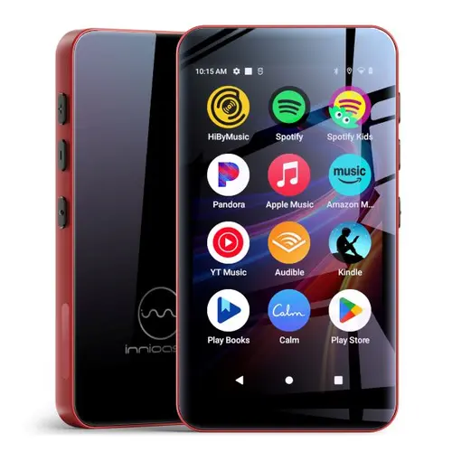 Innioasis G5 Smart 160GB Portable Digital Audio Player - Wireless MP3 Player with Bluetooth, WiFi, 4" HD Touch Nav, Spotify, Pandora, Parental App, Calm App, FM Radio, Equalizer, 16h+ Playtime, SD Card Support for Kids