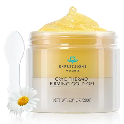 15-Day Smooth the Appearance of Cellulite ,Sculpting & Tightening Burn Gold Massage Cream | Cryo Thermo Firming Gold Gel for Belly Thigh Butt & Arm Firming Toning Moisturizing Sculpting & Smoothing|Unisex Body Contouring Treatment for Men & Women |200 G