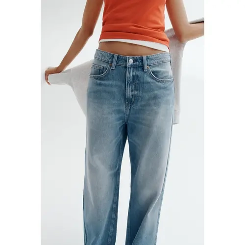 H&M Wide High Waist Jeans