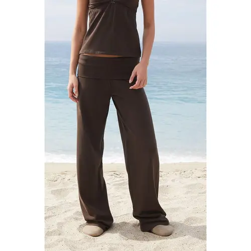 John Galt Women's Brown Priscilla Flare Pants