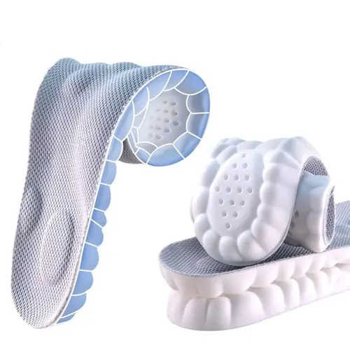 Insoles for Women Man,Cloud Soles for Men Women,4D Cloud Soles for Men,Anti Fatigue, Shock Absorption, Foot Pain Relief