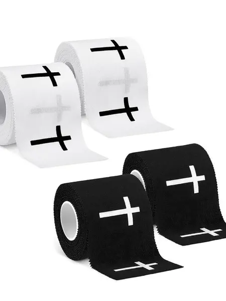 Christian Cross Cotton Athletic Tape, 2 in x 23 ft Sports Wrap for Wrist Support - for Gym, Football, Baseball & Boxing