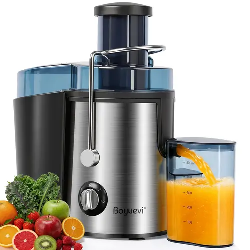 BOYUEVI 800W Juicer Machine with 3” Wide Feed Chute, Centrifugal Juice Extractor for Whole Fruits & Vegetables, 30oz Juice Jug, Easy to Clean, BPA-Free – mothersdaygift