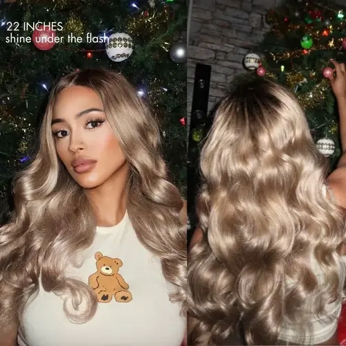 【DISCONTINUED】【LIVE】Ash Blonde Loose Body Wave 5x5 Closure Lace Glueless Wig Breathable Cap