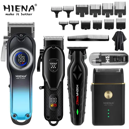 Men's Professional Hair Clipper Set, 5-Piece Trimmer Kit Includes Wireless & Electric Clippers, Precision Styling Tools with Storage Box precision styling tool Barber Equipment