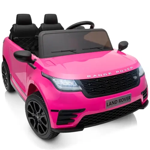 Outfunny 24V 2WD Kids Ride on Car, Licensed Land Rover 2 Seater Electric Car Toys for Toddlers Boys Girls, with Parental Remote, Bluetooth & Music