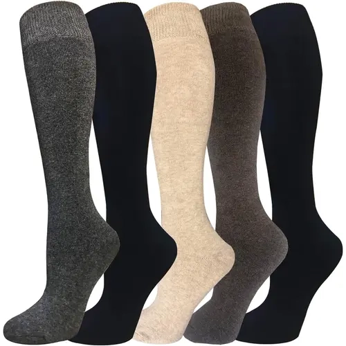 Warm Knee High Socks for Women-Thermal Cotton Socks for Hiking,Work,Winter,Gifts