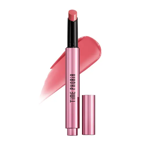 [Any 3 items]TIMEPHORIA Milkyway Melting Lipstick Balm | Warm Pinkish Coral, 5D Mirror Shine Glossy Finish, Lightweight Non-Greasy Texture, Nourish & Plump Lip, Hydration with Shea Butter &Hyaluronic Acid