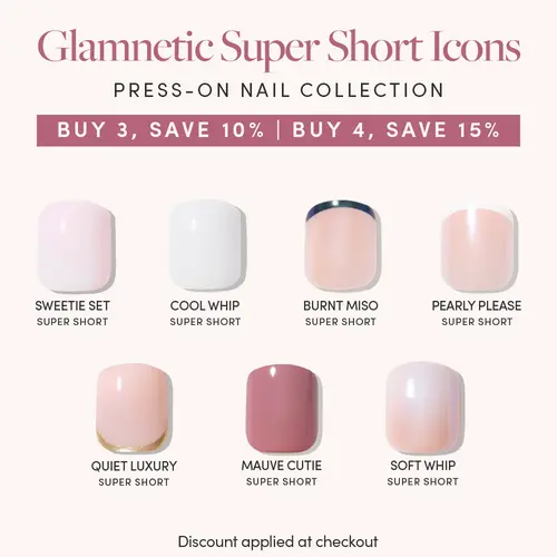 Glamnetic Super Short Icons Press-On Nail Collection