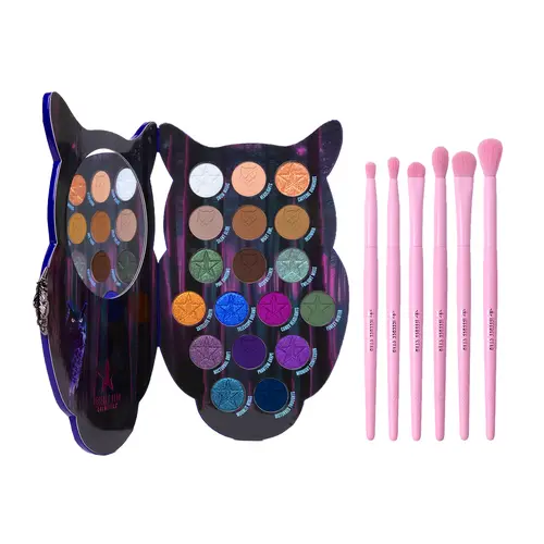 Night Owl Eyeshadow Essentials - Includes Night Owl Artistry Palette & Eye Brush Individuals