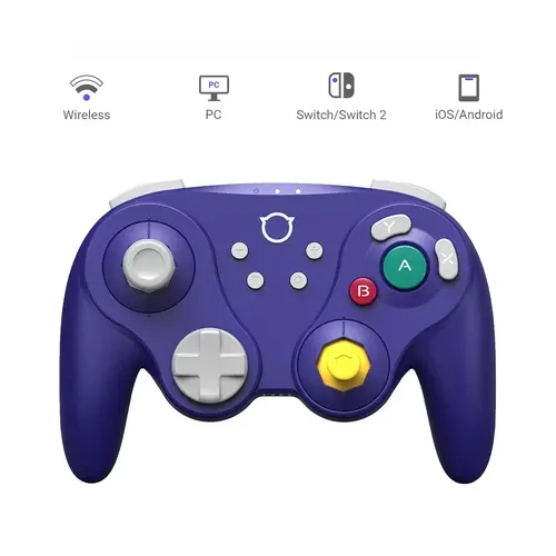 NYXI Warrior Lite Retro Esports Hall Effect Joystick - Bluetooth Universal Gaming Controller with Turbo Function, 600mAh Battery (5 Hours Use), Durability, Rechargeable for Switch, Switch2, PC, iOS/Android Devices, Switch Accessories, Back to School Haul