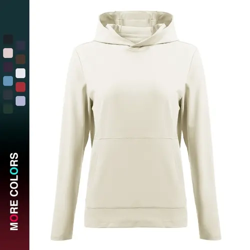 MAELRE Hoodies for Women Golf Soft Long Sleeve Sweatshirts Plain Dry Fit Fall & Winter Midlayer Womens Hoodies Pullover Casual Wear Womenswear
