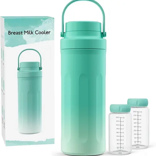 22oz Portable Breast Milk Cooler for Outdoor 24 Hours Large Capacity Travel Breastmilk Chiller with Leak-Proof Seal for Breastfeeding Moms' All-Day Needs Fall Deals For You