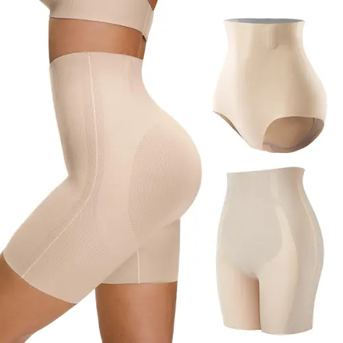 LUCKMEEY Tummy Control Shapewear Shorts for Women High Waist Body Shaper Seamless Design with Built-in Gusset Machine Washable Faja Body Shaper Springtok Outdoorfun Fabric Basic Minimalist Skin#tiktokshopbacktoschool#sohochic