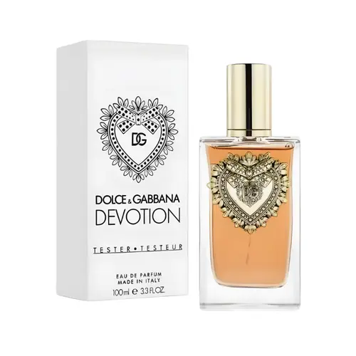 Dolce & Gabbana Devotion Eau de Parfum for Women 3.3 oz (Tester) | Candied Lemon, Panacotta & Vanilla Gourmand Perfume