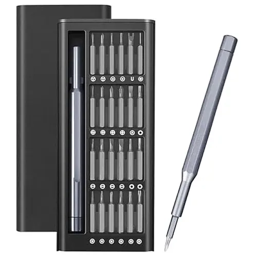 (24-in-1) Precision Screwdriver Set, Mini Repair Tool Kit, Compact Gift Accessory for Men, Suitable for MacBook, Computers, Laptops, iPhone, PS5, Xbox, Switch, Eyewear, Watches, Doorbells, Electronic Devices, and More.