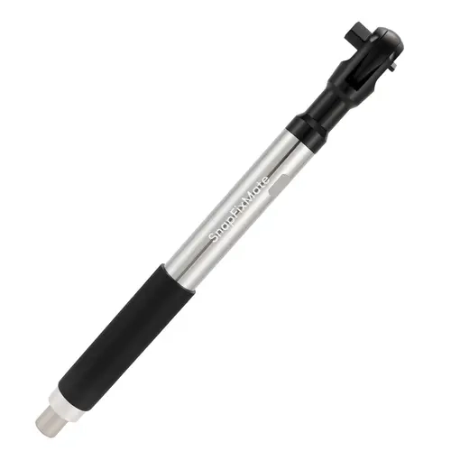 GJANSH 1/2" Drive Vanadium Steel Flexible Offset Extension Bar - Knurled, 17.13 Inch, Bidirectional Ratchet Design, Home & Car Repair Garage Universal Impact Wrench Accessory, Tight Space Access, Secure Interface