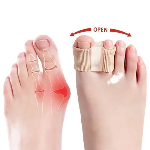 [2-Pack]Bunion Reliever Comfortable and durable Bunion Support for Walking, Running, Hiking Shoes Breathable Toe Corrector Orthopedic Toe Straightener