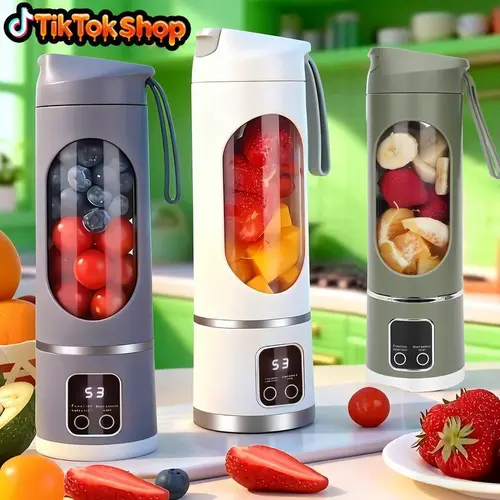 Digital Juicer Blender - Smart LED Display, Diet-Friendly，Leak Proof Design， healthy lifestyle,Office, Gym & Back-to-School Gifts