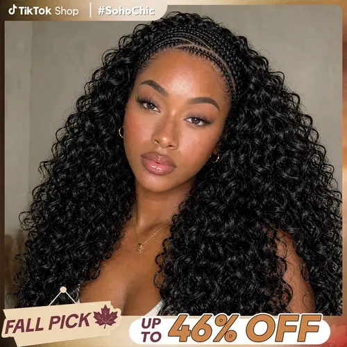 CurlyMe Natural Black 1/3/4Pcs Indian Curly & Burmese Curly Double Weft Virgin Human Hair Bundles Soft And Healthy #SohoChic #TikTokShopFallDealsForYou