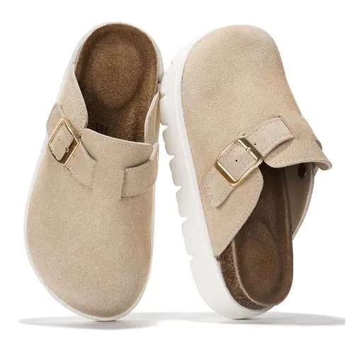 Project Cloud Kids Genuine Leather Clogs | Walking Shoes Footwear | Memory Foam | Lightweight Non-Slip – Little Benton Chunky