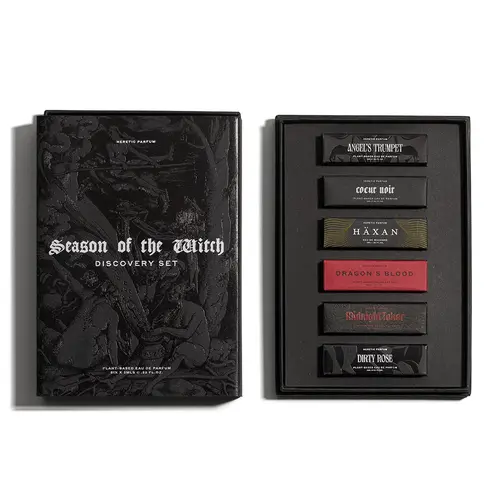 SEASON OF THE WITCH Discovery Set - a collection of mysterious scents and our newest HÄXAN eau de parfum