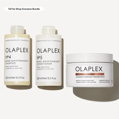OLAPLEX Rich Girl Set - Nº.4 Shampoo, Nº.5 Conditioner + Rich Hydration Mask for Dry Hair
