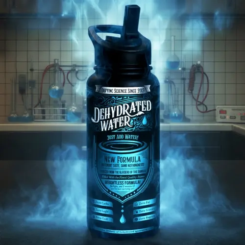 Avant Grub’s Dehydrated Water Bottle: 32oz of Glorious Existential Dread. Perfect Gag Gift for Seances, Funerals, and the Apocalypse (Or Christmas/Secret Santas if You’re Into That Kind of Thing)