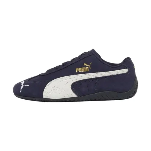 Youth Kids' Puma Speedcat OG Leather Low-Top Athletic Everyday Sneakers - Retro Motorsport Classic, Closed-Toe, Steady Rubber Grip Sole, Daily Street Style, Built for Daily Walks & Casual Days, Athletic Everyday Sneaker